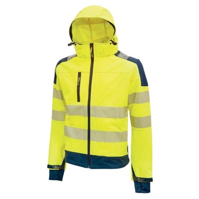 GIACCA SOFTSHELLTI MIKY  IMPERM.GIALLA TG.M