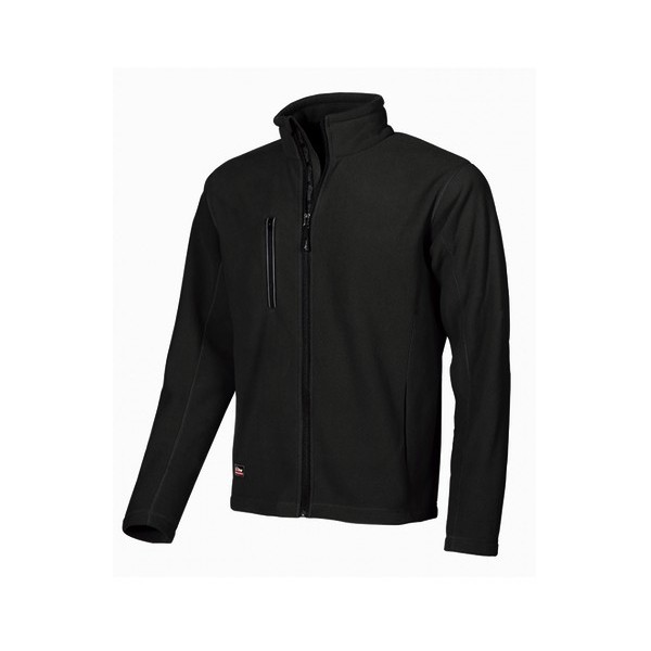 GIACCA IN PILE ZIP INTERNA BLACK CARBON TG.L