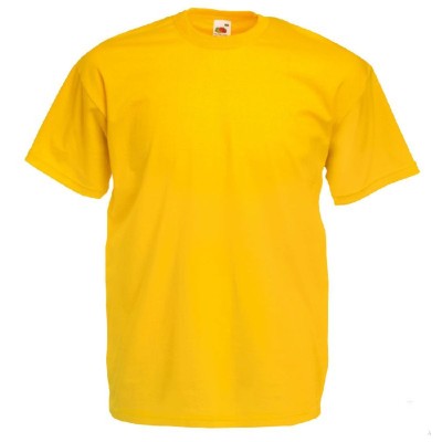 TSHIRT FRUIT OF THE LOOM GIALLA "L"