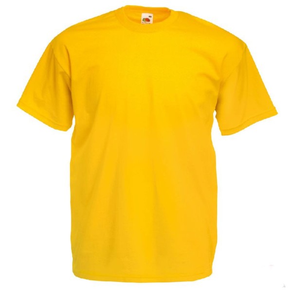 TSHIRT FRUIT OF THE LOOM GIALLA "M"