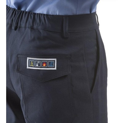 PANTALONI COTONE TG.50   ANTIACIDO/ANTIGNIFUGO BLU
