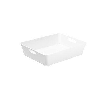VASSOIO MULTIUSO 37,5x26,6xH6cm BIANCO LIVING