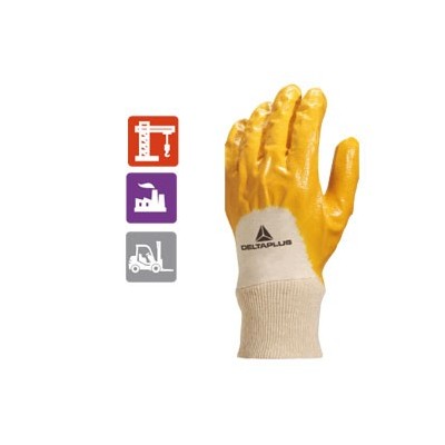 GUANTO DA LAVORO PESANTE NI015 Tg.10 in NITRILE LEGGERO