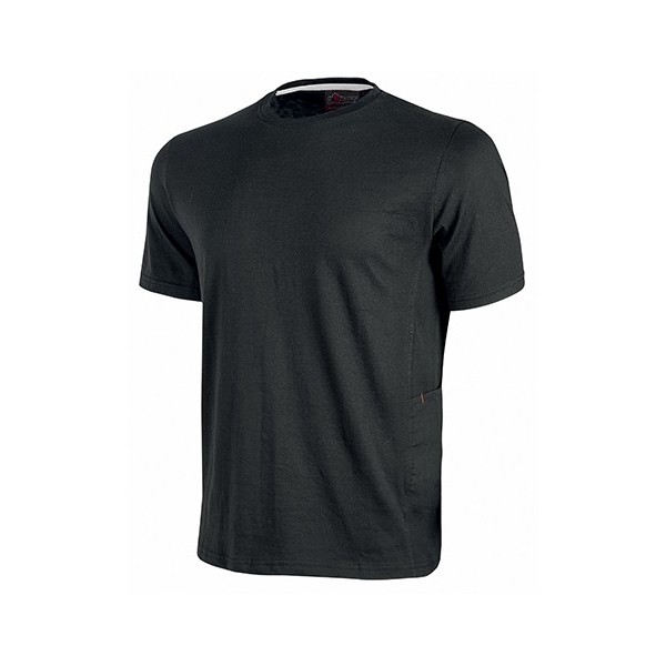 T-SHIRT MANICA CORTA     POLY BLACK CARBON TG.L