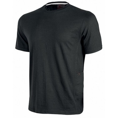 T-SHIRT MANICA CORTA     POLY BLACK CARBON TG.S