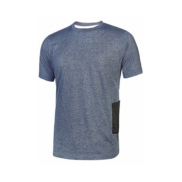 T-SHIRT MANICA CORTA     POLY DEEP BLUE TG.XL