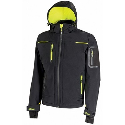 GIACCA SPACE IN SOFTSHELLBLACK CARBON TG.XL