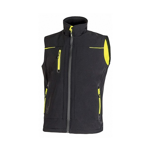 GILET UNIVERSE SOFTSHELL BLACK CARBON TG.S