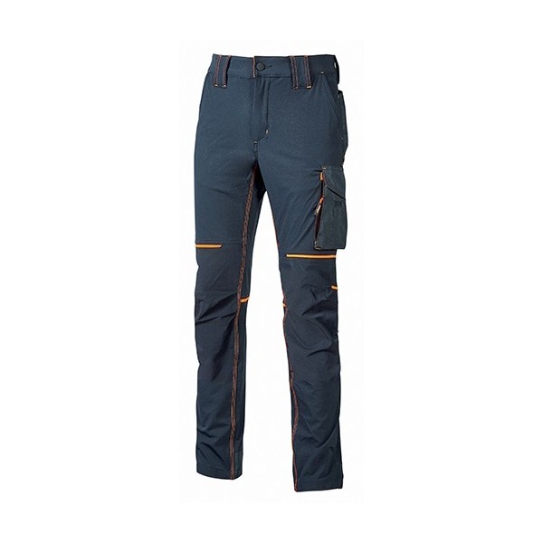 PANTALONI TESSUTO U-4    DEEP BLUE TG.L