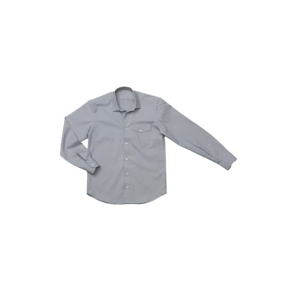 CAMICIA MANICA LUNGA     COTONE GRIGIO 8386 TG.S