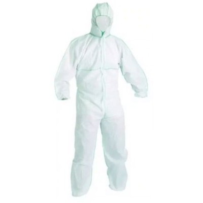 CAMICE TNT CON VELCRO    S/TASCHE BIANCO TG. L