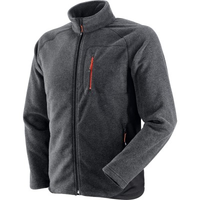 GIUBBINO IN PILE GRIGIO  100% POLIESTERE TG.XXL