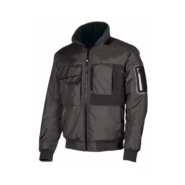 GIACCA BOMBER MATE BLACK CARBON TG.XXL