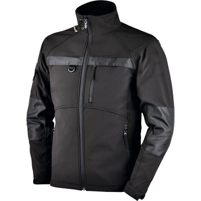 GIUBBINO SOFTSHELL 330GR POLIESTERE TG.XL NERO