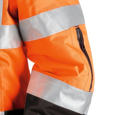 GIUBBINO ADRIA ARANCIO/  BLU TESSUTO GBTEX TG.XL