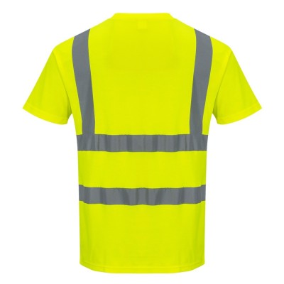 T-SHIRT ALTA VISIBILITA  PORTWEST GIALLA TG.XL