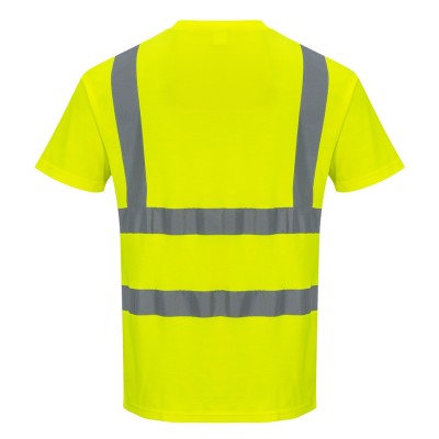 T-SHIRT ALTA VISIBILITA  PORTWEST GIALLA TG.XXL