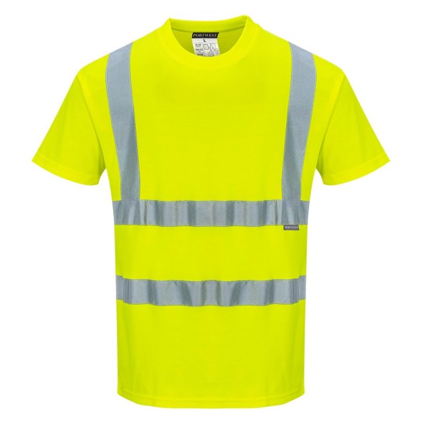 T-SHIRT ALTA VISIBILITA  PORTWEST GIALLA TG.3XL