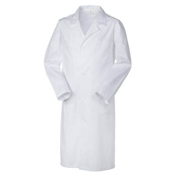 CAMICE UOMO MEDICO TESSUTO HOSPITAL BIANCO TG.44