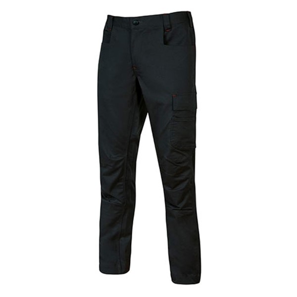 PANTALONE BRAVO TOP NERO IN PVC ELAST.2% TG.L