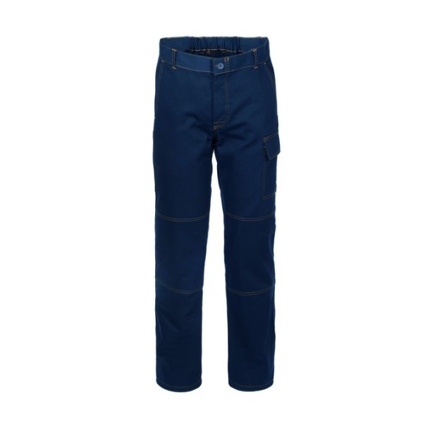 PANTALONE SERIOPLUS+     STRETCH BLU TG.XS