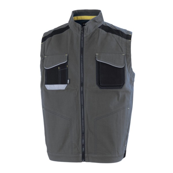 GILET ULTRA FLEX 98%     COTONE GRIGIO TG.M
