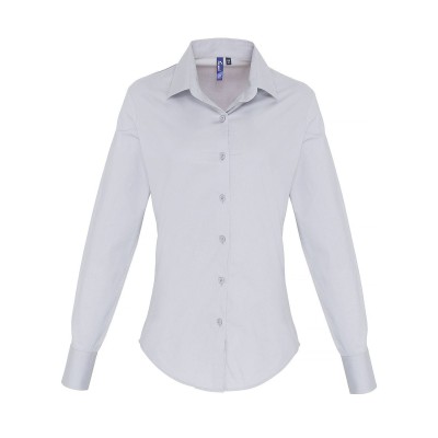 CAMICIA MANICA LUNGA TG.MDONNA COT/ELA SILVER