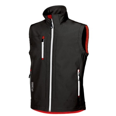 GILET CLIMB BLACK CARBON UPOWER TG.S
