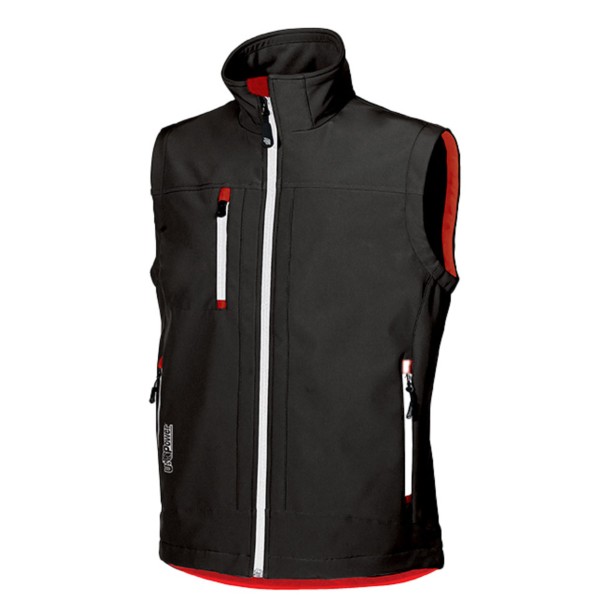 GILET CLIMB BLACK CARBON UPOWER TG.XL