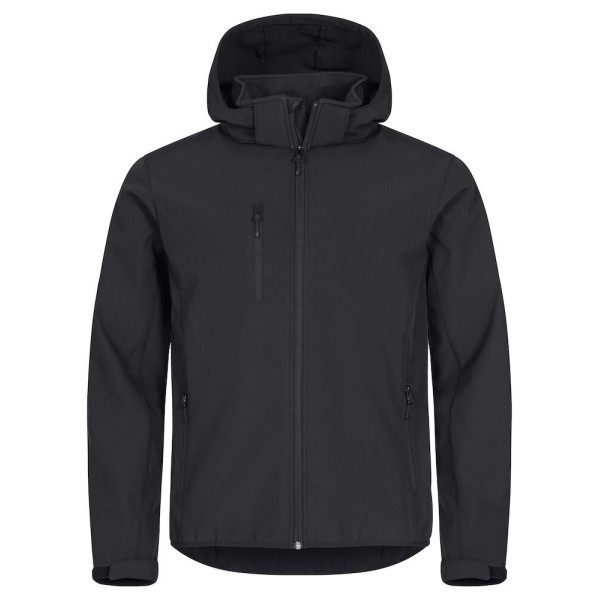 GIACCA CLASSIC SOFTSHELL NERA C/CAPPUCCIO TG.XL