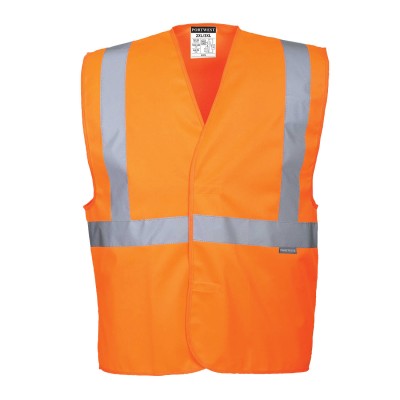 GILET ALTA VISIBILITA    ARANCIO TG S-M  (NO TRAF)