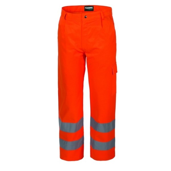 PANTALONE HV ARANCIO COT.POLI.240 GR        TG.54
