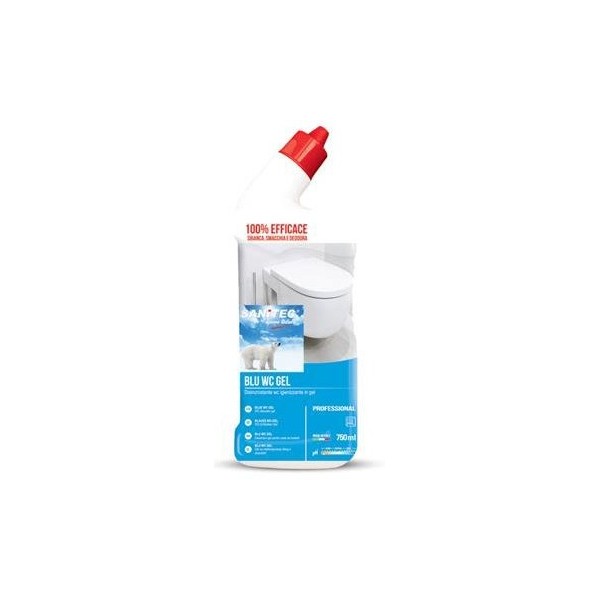 DISINCROSTANTE 750ML BLU WC GEL SANITEC