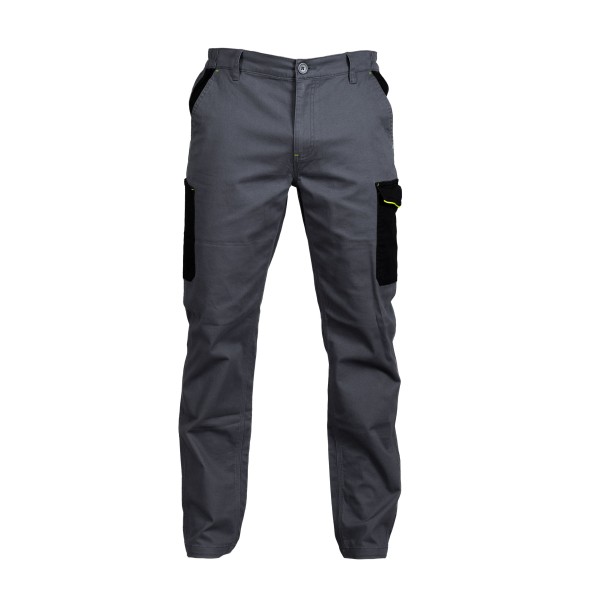 PANTALONE ZURIGO BICOLOR GRIGIO/NERO TG.S
