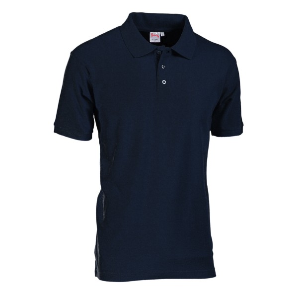 POLO PIQUET CLUB 31000   100%COT BLU NAVY TG.XL