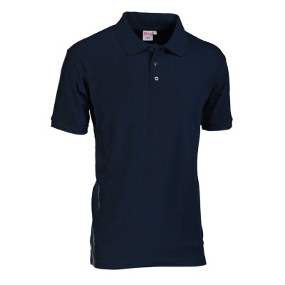 POLO PIQUET CLUB 31000   100%COT BLU NAVY TG.XXL