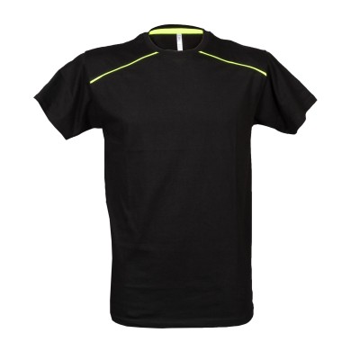T-SHIRT IMPERIA NERA IN  COTONE TG.XL 150GR