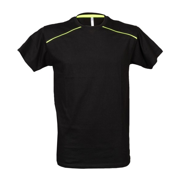 T-SHIRT IMPERIA NERA IN  COTONE TG.XL 150GR