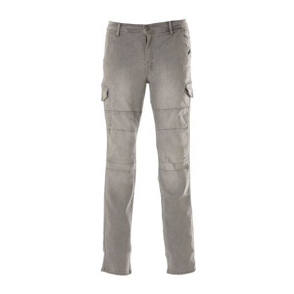 PANTALONE AUSTIN MAN     GRIGIO COT/POLY TG.S