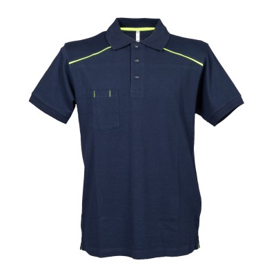 POLO BORDEAUX BLU NAVY   TG.L