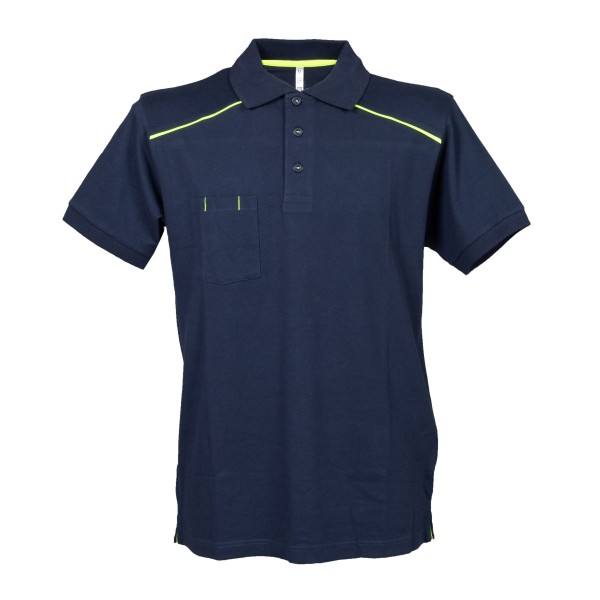POLO BORDEAUX BLU NAVY   TG.L