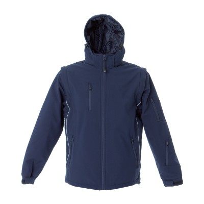 GIUBBOTTO LOCARNO BLU    SOFTSHELL+MAN.ST. TG.L