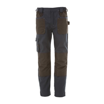 PANTALONE MULTITASCHE    RIAD BLU NAVY TG.L
