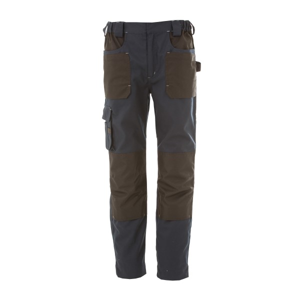 PANTALONE MULTITASCHE    RIAD BLU NAVY TG.L