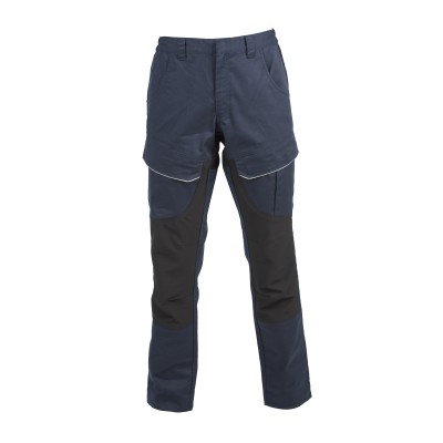 PANTALONI MELBOURNE BLU  NAVY POLY/COT TG.M 250GR