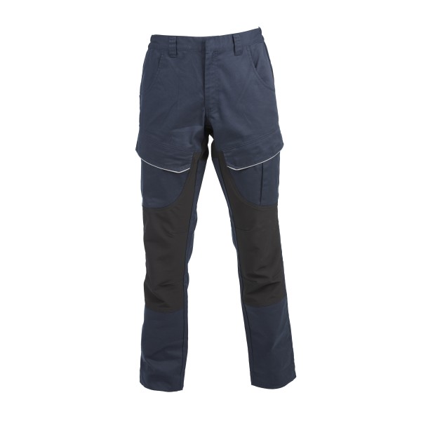 PANTALONI MELBOURNE BLU  NAVY POLY/COT TG.M 250GR