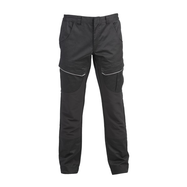 PANTALONI MELBOURNE NERI POLY/COTONE TG.L 250GR