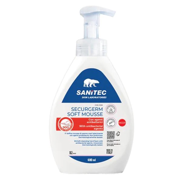 77806 SAPONE MANI 600ML  SECURGEM SOFT MOUSSE