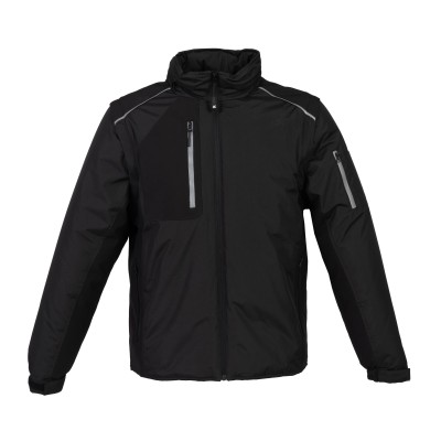GIUBBOTTO IRELAND NERO   MANICHE STACC.IMB.TG.M