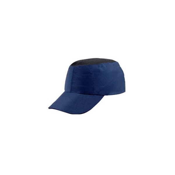 CASCHETTO ANTI-URTO BLU tipo baseball COLTAN